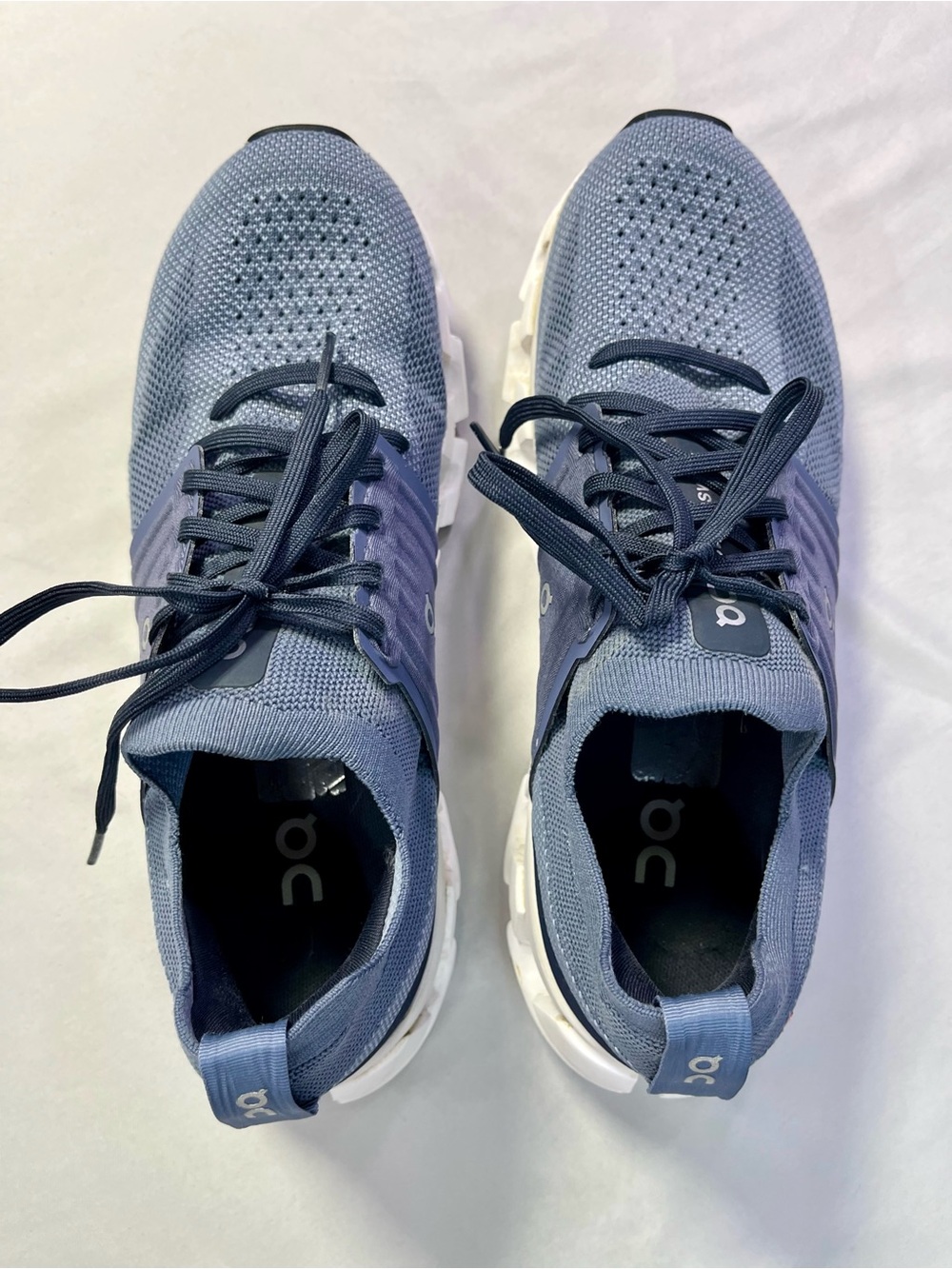 On Cloud Cloudswift Running Sneakers Shoes Denim Blue Midnight White 9.5 - Picture 7 of 12